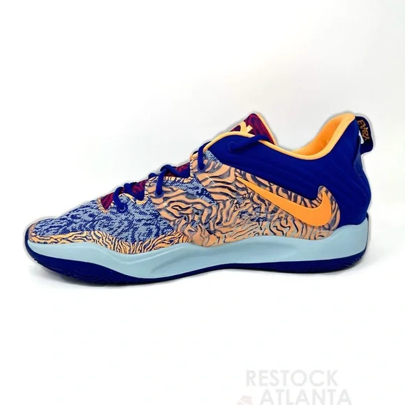 Nike KD 15 Napheesa Collier Blue Orange DC1975-400 Men's Size 18 Minnesota Lynx - Picture 4 of 6